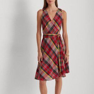 Ralph Lauren Fit and Flair Plaid Dress